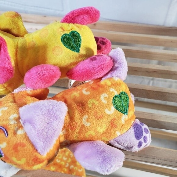 Adorable Little Cutetitos Budditos Macaroni & Cheese Plush Cat Mouse Stuffed - Picture 5 of 8